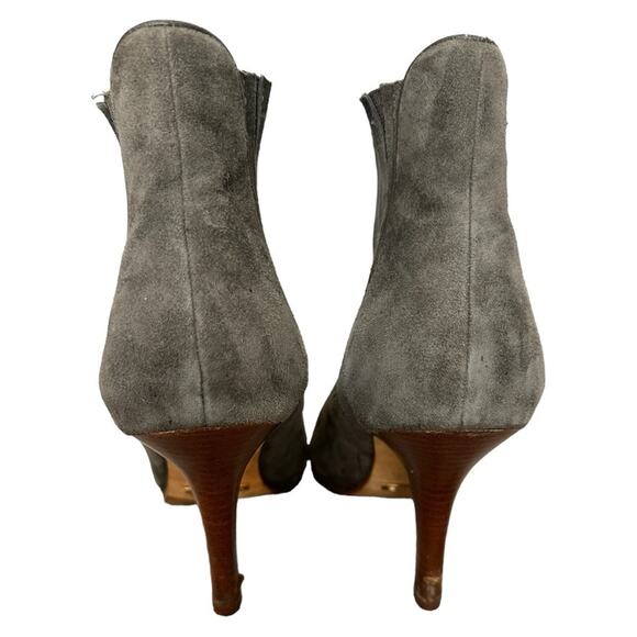 Cole Haan - Air Nike Sole Short Booties Grey Suede Boots size 9.5 - Picture 6 of 12